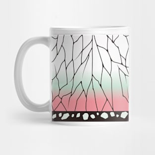 Kimono motif Mug